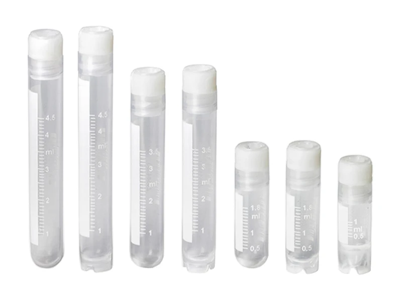 1.0ml-5.0ml 1D-coded Cryo Tubes, Internal Thread