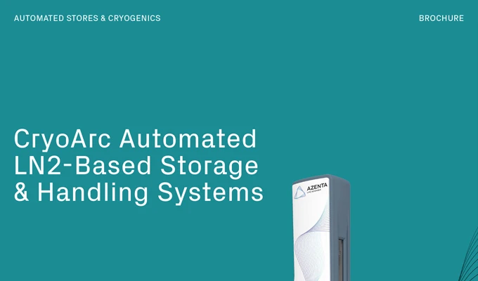 CryoArc Automated LN2-Based Storage & Handling Solutions Flyer
