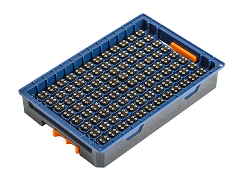 Acoustic Sample Tube - Echo Qualified Consumable, Racked | Rack Bottom Detail