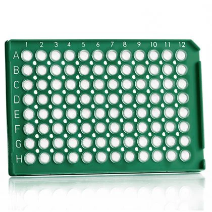 4ti-0730/G | FrameStar 96 Well Semi-Skirted PCR Plate With Upstand, ABI® Style | Front