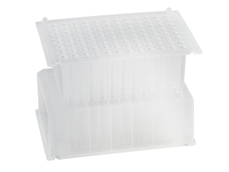 4ti-0150 & 4ti-0152 | 96 Square Deep Well Microplate, for KingFisher Instruments & 96 Tip Comb for Deep Well Magnets, for KingFisher Instruments | Workflow Detail