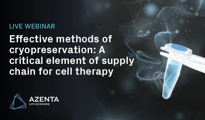 Effective Methods of Cryopreservation: A Critical Supply Chain Element for Cell Therapy
