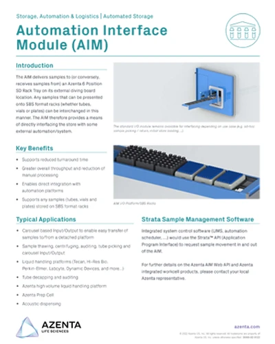 Automation Interface Module Flyer