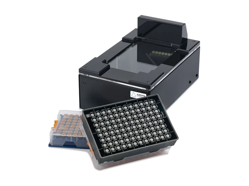 DP5-M-RIT-80 | Ziath Mirage RITrack RFID Reader | With Tube Racks on the Side