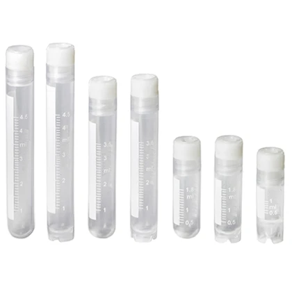 1.0ml-5.0ml 1D-coded Cryo Tubes, Internal Thread