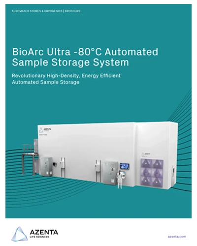 BioArc Ultra -80°C Automated Sample Storage System Brochure