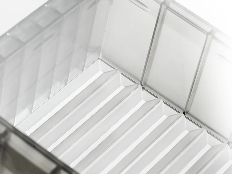 4ti-0133 | 12 Channel Reservoir Plate (290 ml open format) | Inside Bottom Detail