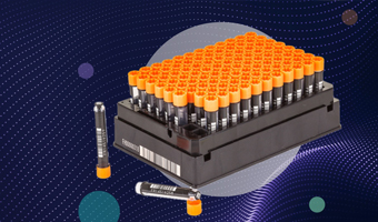 Tri-coded tubes on wavy background