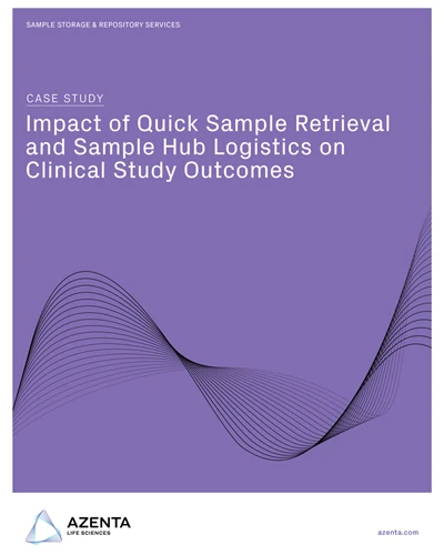 Impact of Quick Sample Retrieval and Sample Hub Logistics on Clinical Study Outcomes