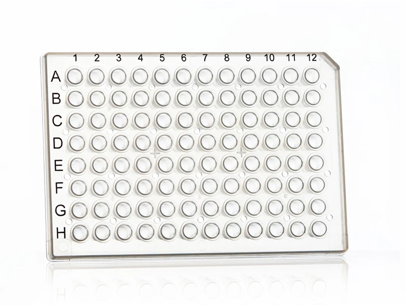 4ti-0760 | 96 Well Semi-Skirted PCR Plate | Front