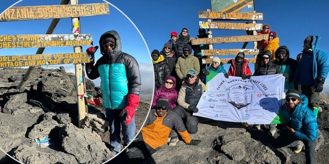 Jimi Olaghere climbs Mt Kilimanjaro after gene therapy