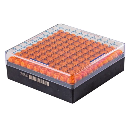 66-1800 | 10x10 Cryo Storage Rack | With Tubes & Lid