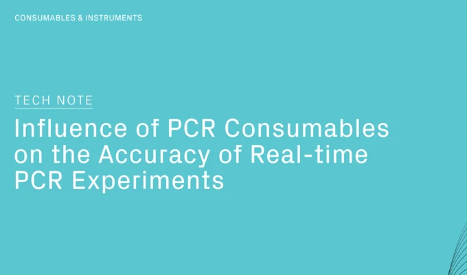 Influence of PCR Consumables on the Accuracy of Real-Time PCR Experiments