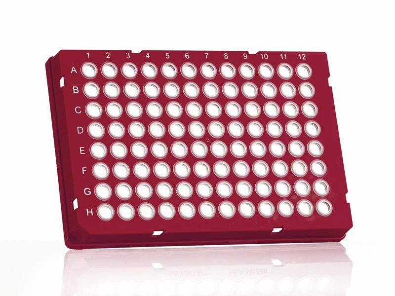 4ti-0960/R | FrameStar 96 Well Skirted PCR Plate | Front