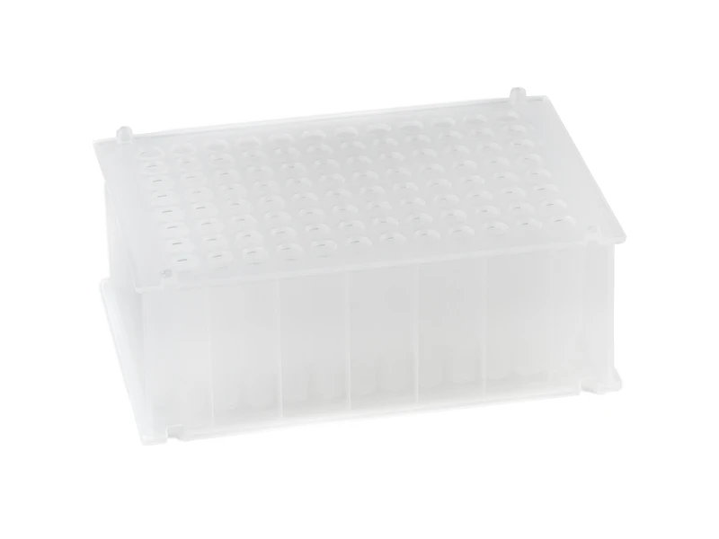 4ti-0150 & 4ti-0152 | 96 Square Deep Well Microplate, for KingFisher Instruments & 96 Tip Comb for Deep Well Magnets, for KingFisher Instruments | Workflow Detail