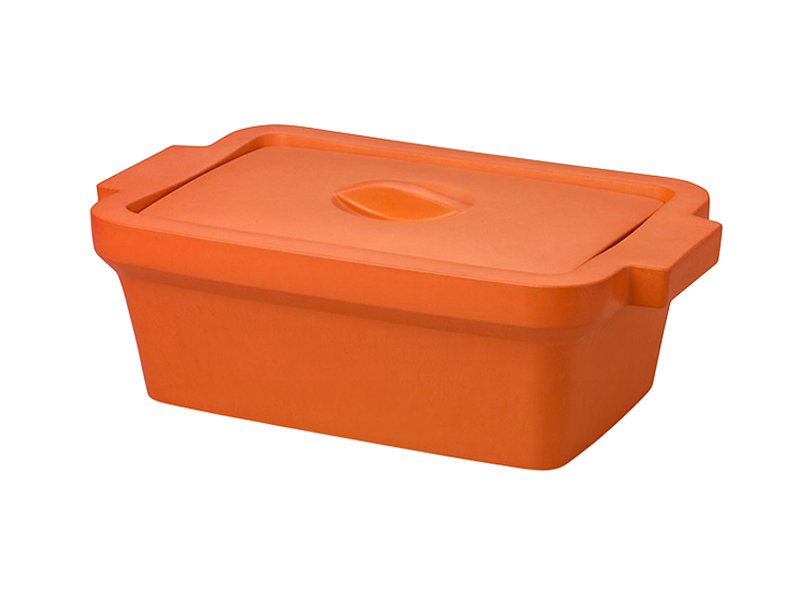 BCS-117OR | TruCool Ice Pan with Lid, Rectangle 4l
