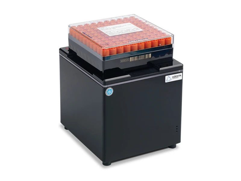 DP5-C-STD-80 | Ziath DP5 Cube Rack Reader | With 10x10 Tube Rack, Lidded